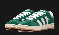Campus 00s Dark Green Cloud White<Adidas Fashion