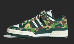 Forum 84 Low Bape 30th Anniversary Green Camo<Adidas Hot
