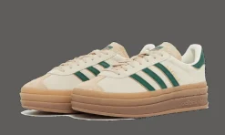 Gazelle Bold Magic Beige Collegiate Green<Adidas Hot