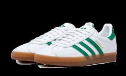 Gazelle Cloud White Bold Green<Adidas Best