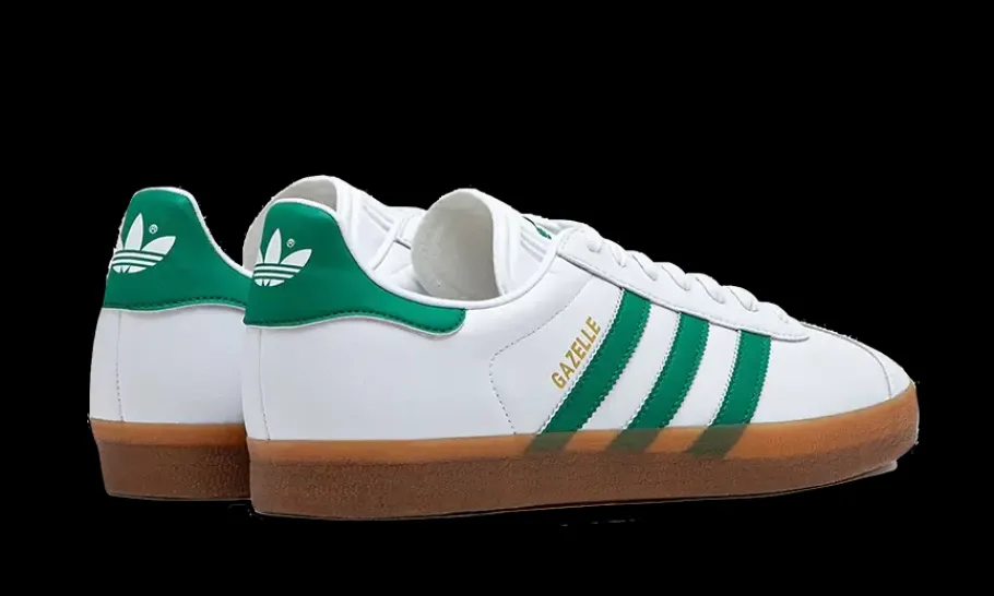 Gazelle Cloud White Bold Green<Adidas Best