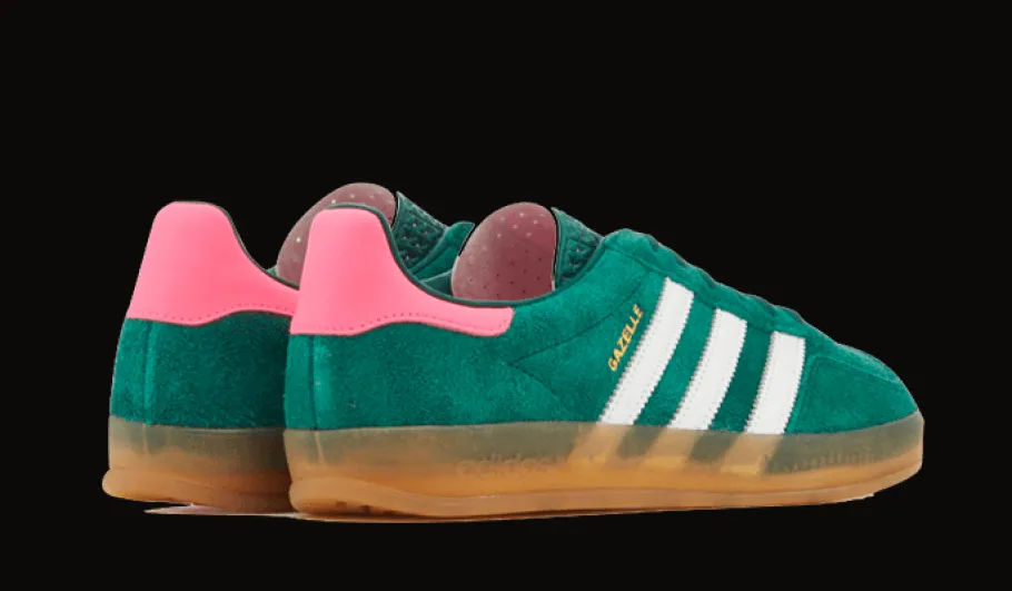 Gazelle Indoor Collegiate Green Lucid Pink<Adidas Sale