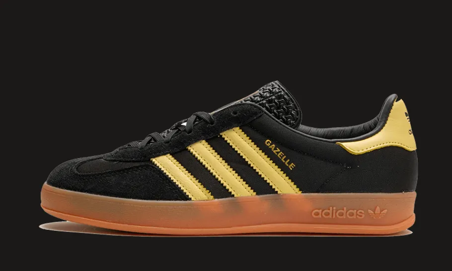 Gazelle Indoor Core Black Almost Yellow<Adidas Sale