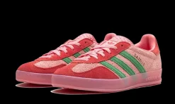 Gazelle Indoor Semi Pink Spark Preloved Scarlet<Adidas New