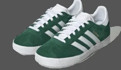 Gazelle Junior Dark Green White<Adidas Discount