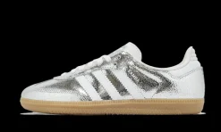 Samba Metallic Cracked Leather<Adidas Discount