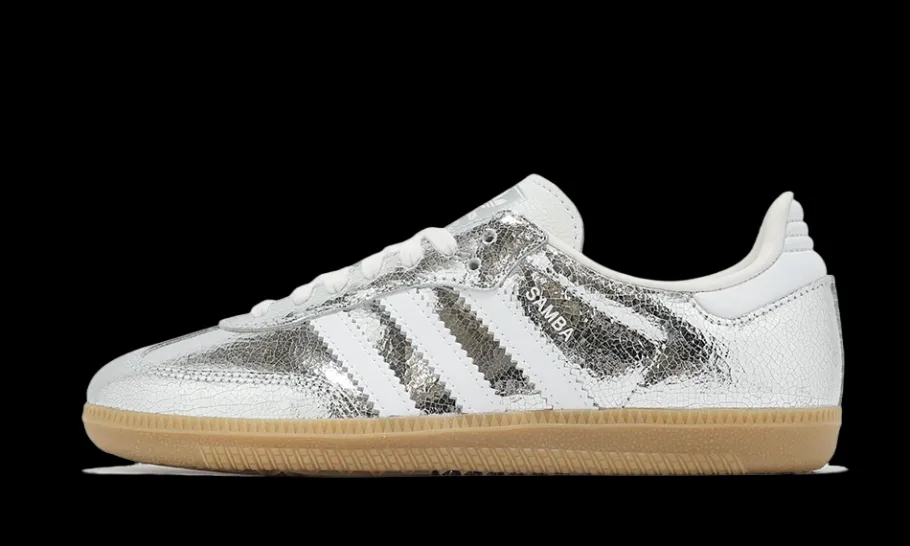 Samba Metallic Cracked Leather<Adidas Discount