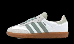 Samba OG Cloud White Silver Green<Adidas Outlet