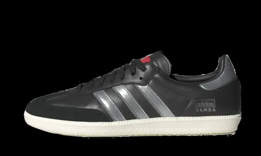 Samba OG Core Black Silver Metallic<Adidas Hot