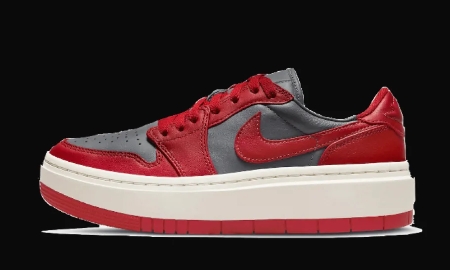 1 Low Elevate Dark Grey Varsity Red<Air Jordan Discount
