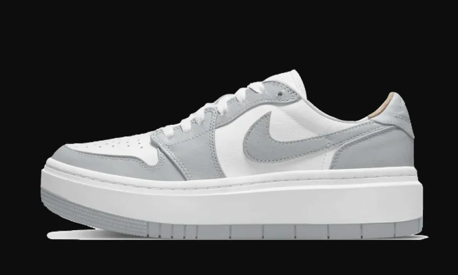 1 Low Elevate White Grey<Air Jordan Hot