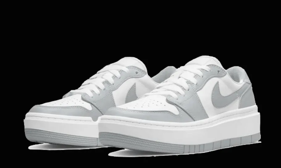 1 Low Elevate White Grey<Air Jordan Hot