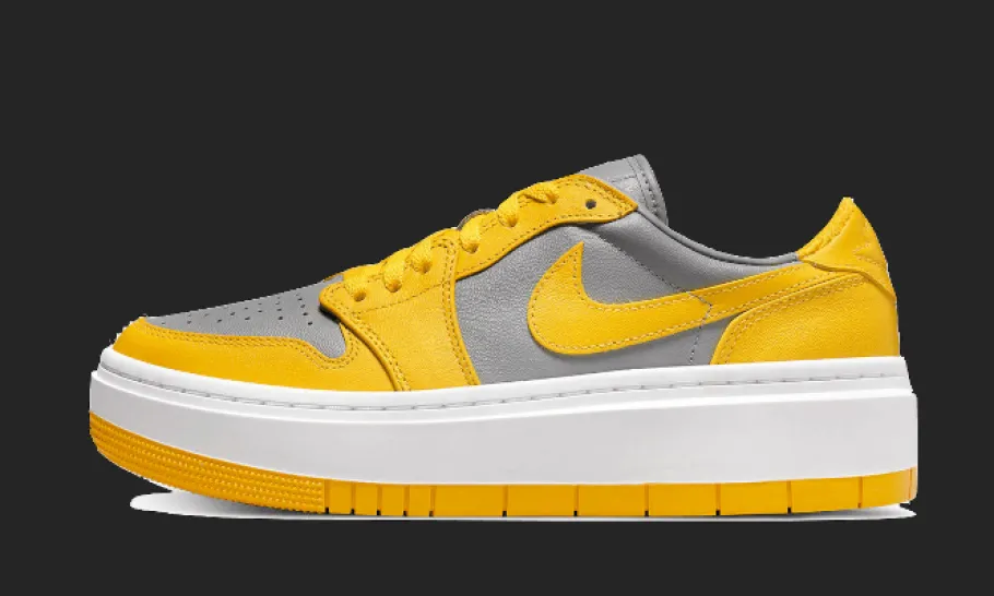 1 Low Elevate Yellow Grey<Air Jordan Outlet