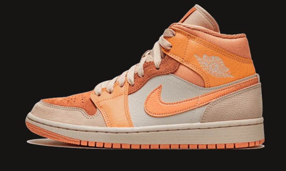 1 Mid Apricot Orange<Air Jordan Best