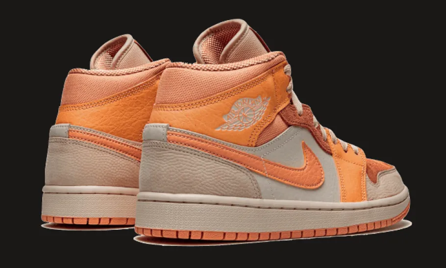 1 Mid Apricot Orange<Air Jordan Best