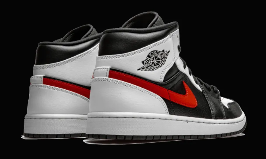 1 Mid Black Chile Red White<Air Jordan Online