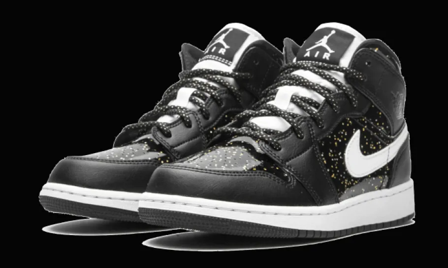1 Mid Black Speckle<Air Jordan New