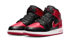 1 Mid Bred Text<Air Jordan Clearance