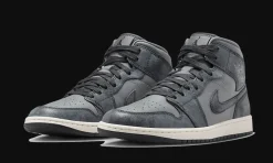 1 Mid Distressed Smoke Grey<Air Jordan Hot