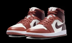 1 Mid Dusty Peach Night Maroon<Air Jordan Best