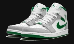 1 Mid Grey Green<Air Jordan Sale