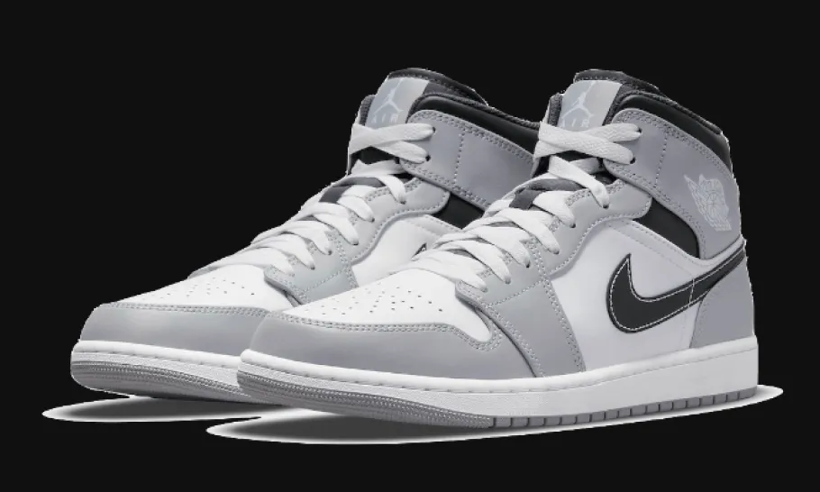 1 Mid Light Smoke Grey Anthracite<Air Jordan Discount
