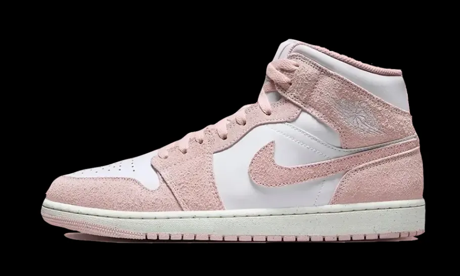 1 Mid Pink Suede<Air Jordan Hot