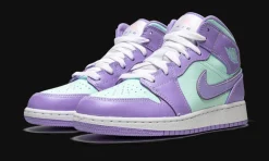 1 Mid Purple Aqua<Air Jordan Hot
