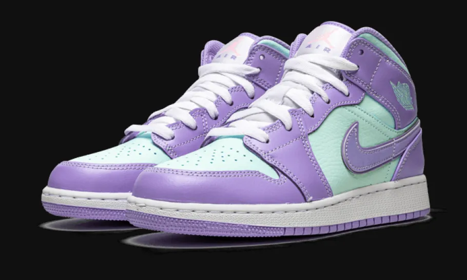 1 Mid Purple Aqua<Air Jordan Hot
