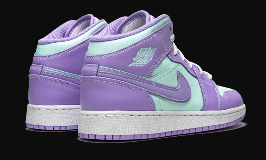 1 Mid Purple Aqua<Air Jordan Hot
