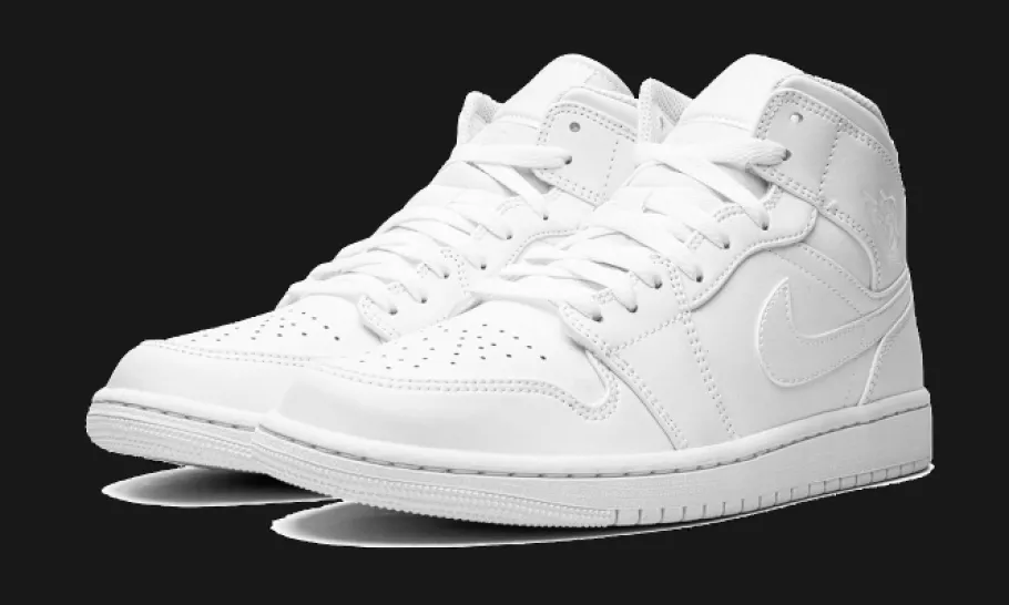 1 Mid Triple White (2022)<Air Jordan Fashion