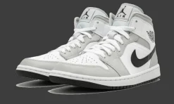 1 Mid White Light Smoke Grey<Air Jordan Discount