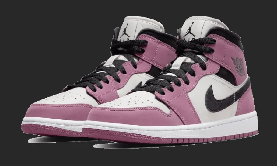 1 Mid Light Mulberry<Air Jordan New