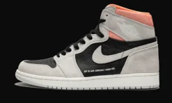 1 Retro High Neutral Grey Hyper Crimson<Air Jordan Sale
