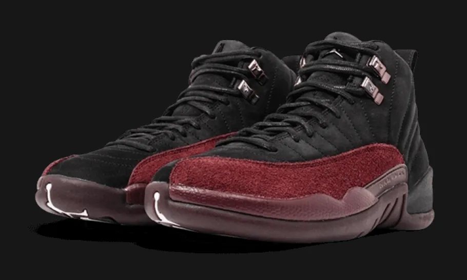 12 Retro SP A Ma Maniére Black Burgundy Crush<Air Jordan Discount
