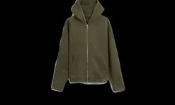 Travis Scott Full Zip Hoodie Olive<Air Jordan New