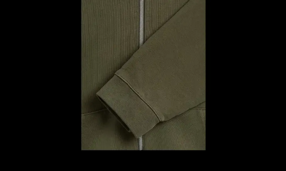 Travis Scott Full Zip Hoodie Olive<Air Jordan New