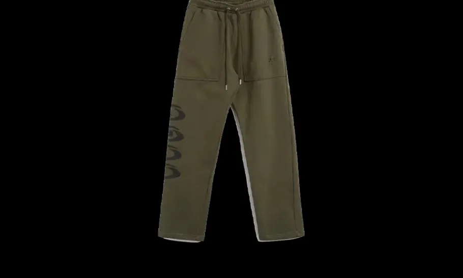 Travis Scott Fleece Pants Army Green<Air Jordan Online