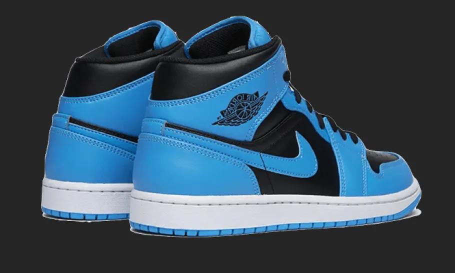Air Jordan 1 Mid University Blue Black<Air Jordan Discount