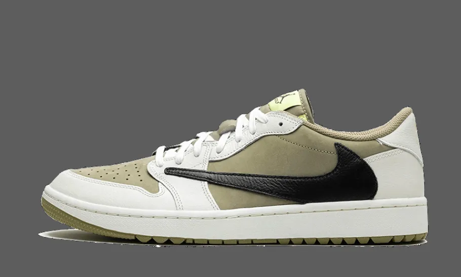 Air Jordan 1 Retro Low Golf Travis Scott Neutral Olive<Air Jordan Best