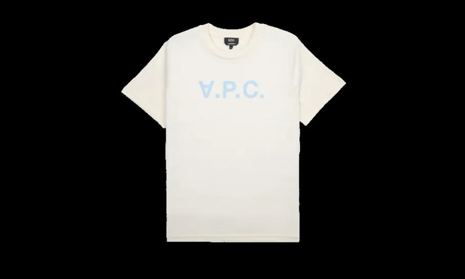 T-Shirt Standard Grand VPC Cream Blue<APC Online