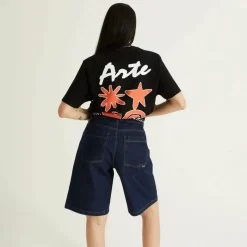 T-Shirt Element Print Black<Arte Online