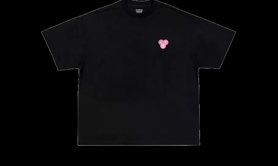 T-Shirt Black Pink<Attention Peinture Fraiche Outlet