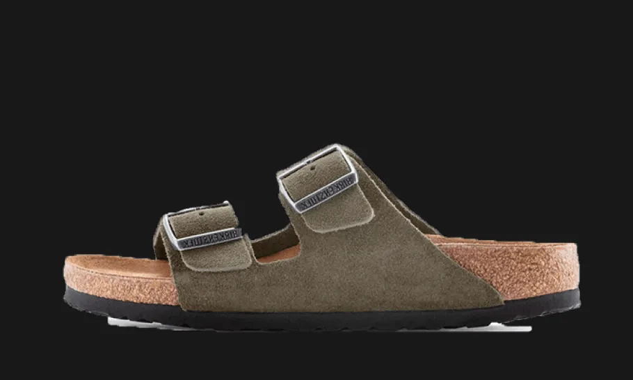 Arizona Suede Leather Thyme<Birkenstock Best