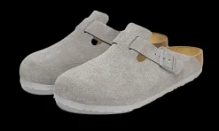 Boston Suede Regular Stone Coin<Birkenstock Clearance