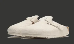 Boston Suede Antique White<Birkenstock Best