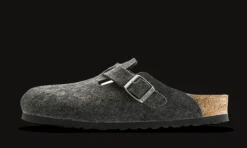 Boston Wool Felt Anthracite<Birkenstock Fashion