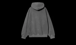 Hooded Sweatshirt Library Black Dyed<Carhartt WIP Hot