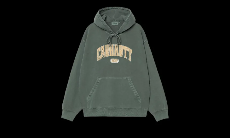 Hooded Sweatshirt Library Green<Carhartt WIP Discount