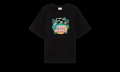 T-Shirt Casa Beach Wave Black<Casablanca New